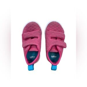 Native Size C7 Pink Monaco Velcro Sneakers